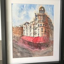 My project in Architectural Sketching with Watercolor and Ink course. Un proyecto de Pintura a la acuarela de Richard France - 14.04.2020