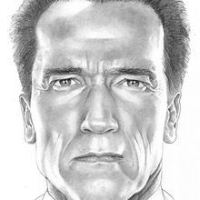 Arnold - Retrato a lápiz. Un progetto di Belle arti, Disegno, Disegno a matita, Disegno artistico, Disegno di ritratti, Disegno realistico e Illustrazione tradizionale di Jose Luis Rugilo - 01.04.2020