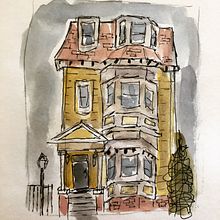 My project in Architectural Sketching with Watercolor and Ink course Ein Projekt aus dem Bereich Architektonische Illustration, Zeichnung und Aquarellmalerei von oldtroutstudio - 28.04.2020