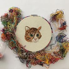 Mi Proyecto del curso: Needle painting para principiantes. Creativit project by Gabriela Vaz - 04.06.2020