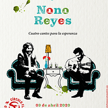 Antonio Reyes y Nono Reyes. Círculo Flamenco de Madrid.. Poster Design project by María Artigas Albarelli - 04.06.2020