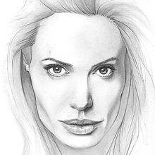 Angelina - Lápiz. Un progetto di Belle arti, Disegno, Disegno a matita, Disegno artistico, Disegno di ritratti, Disegno realistico e Illustrazione tradizionale di Jose Luis Rugilo - 26.03.2020