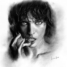 Milla. Un progetto di Disegno, Disegno a matita, Disegno artistico, Disegno di ritratti, Disegno realistico e Illustrazione tradizionale di Jose Luis Rugilo - 06.04.2015