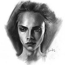 Cara. Un progetto di Belle arti, Disegno, Disegno a matita, Disegno artistico, Disegno di ritratti, Disegno realistico e Illustrazione tradizionale di Jose Luis Rugilo - 06.04.2016