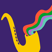 Saxofón . % Salud Tortajada tarafından hazırlanan Dijital Çizim projesi - 04.03.2020