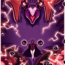 Raven. Projekt z dziedziny Trad, c, jna ilustracja, Ilustracja c, frowa i Grafika wektorowa użytkownika Esteban Ruiz - 07.04.2020