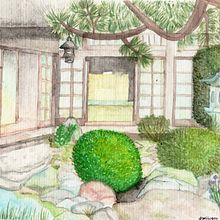 Mi Proyecto del curso: Ilustración en acuarela con influencia japonesa. Un progetto di Disegno e Pittura ad acquerello di Daniela Hugo - 07.04.2020