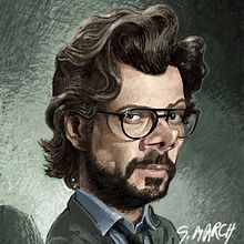 ÁLVARO MORTE "EL PROFESOR". Un proyecto de Dibujo digital e Ilustración digital de GERMáN MARCH - 07.04.2020
