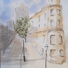 My project in Architectural Sketching with Watercolor and Ink course. Un projet de Illustration architecturale de milesvdoubleday - 07.04.2020