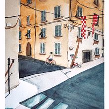 My project in Architectural Sketching with Watercolor and Ink course. Watercolor Painting project by Ania Jankowski - 04.07.2020