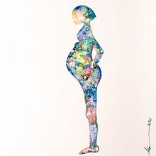 Mi Proyecto del curso: Somos polvo de estrellas. Un proyecto de Ilustración tradicional, Collage, Cómic, Creatividad, Dibujo, Ilustración infantil, Pintura y Pintura a la acuarela de Maria Carbó Ponce - 07.04.2020
