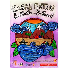CARTEL ENLLEURA'T 2016. Drawing, Artistic Drawing, Design, Poster Design, Traditional illustration, Watercolor Painting, Acr, and lic Painting project by Sandra Escámez - 04.14.2016