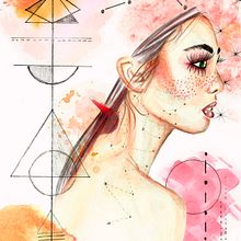 Mi Proyecto del curso: Retrato ilustrado en acuarela . % Zu Mayor tarafından hazırlanan Eskiz çizimi projesi - 04.07.2020