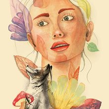 Mi Proyecto del curso: Retrato ilustrado en acuarela. Un proyecto de  de Natalia Vidal - 08.04.2020