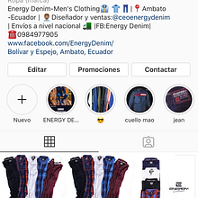 Mi Proyecto del curso: @Energy_Denim. Social Media project by Andres Vilema - 04.08.2020