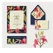 Mi Proyecto del curso: Lily, Invitación de boda. Projekt z dziedziny R, sunek botaniczn i Malowanie akwarelą użytkownika fernanda_leonsanchez4 - 07.04.2020