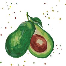 AVOCADO. Architecture, Decoration, Interior Design, and Watercolor Painting project by yokeiry_mejia - 04.08.2020