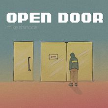 Version of album cover Open Door by Mike Shinoda. Un projet de Illustration numérique de Maria Sokolkova - 08.04.2020