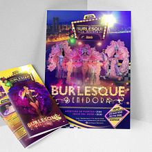 BURLESQUE BENIDORM. Un progetto di Design di poster , Design editoriale, Graphic design e Pubblicità di Cristian Cao - 08.04.2020