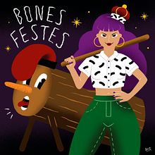 CAGA TIÓ. Un proyecto de Dirección de arte, Diseño, Diseño gráfico, Ilustración tradicional, Ilustración digital, Ilustración vectorial, Publicidad y Retoque fotográfico de Adalaisa Soy - 20.12.2019