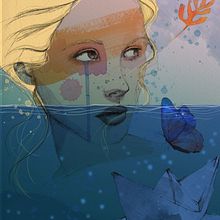 My project in Illustration Techniques with Digital Watercolor course. Traditional illustration project by Valya Papadopoulou - 04.08.2020