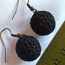 Joyas textiles. Pendientes en ganchillo.. Arts, Crafts, Jewelr, Design, and DIY project by Juana Trujillo - 04.08.2020