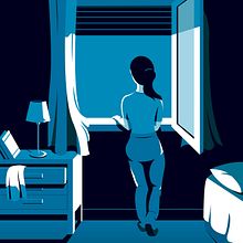 La chica en la ventana Ein Projekt aus dem Bereich Design und Traditionelle Illustration von Alberto Camacho Gordaliza - 09.04.2020
