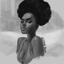 Grey scale Study 1. Digital Painting, and Painting project by Blessing Ossom - 04.09.2020