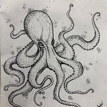 puntillismo. Drawing project by indra scavuzzo - 04.09.2020