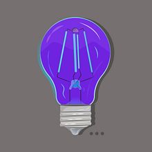 Purple light Ein Projekt aus dem Bereich Design, Traditionelle Illustration und Digitale Illustration von Alice Millan - 09.04.2020