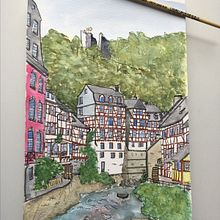 Mi Proyecto del curso: Creación de paletas de color con acuarela . % Briah Bat Aryeh tarafından hazırlanan Sokak Sanatı, Sulubo, Ve a Resim projesi - 04.10.2020
