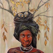 Hierofania. Een project van Traditionele illustratie,  Acr y lschilderij van Karina Beraldo - 10.04.2020