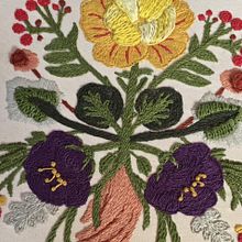 Mi Proyecto del curso: Técnica de bordado con paso atrás. Arts, Crafts, and Embroider project by Lily Portius Yáñez - 04.10.2020