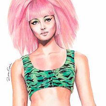 Jeremy Scott. Un proyecto de Dibujo e Ilustración tradicional de Rosa García - 10.04.2020