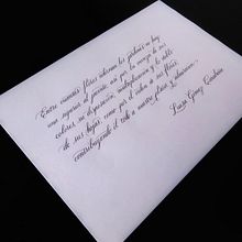 Escritoras: Luisa Gómez Carabaña. Caligrafia projeto de Carmen Iglesias - 10.04.2020