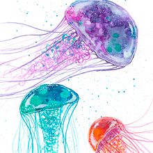 Acuarela experimental: Curso "Técnicas modernas de acuarela". Projekt z dziedziny Trad, c, jna ilustracja i Malowanie akwarelą użytkownika Maria Florencia Ripari - 03.04.2020