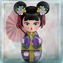 Maiko matrioska. Un progetto di Illustrazione digitale di irips2105 - 11.04.2020