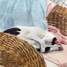 Recolhimento . Un proyecto de Pintura a la acuarela de Camila Rabelo - 11.04.2020