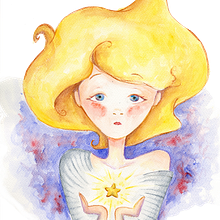 Stars. Drawing, Traditional illustration, Children's Illustration, and Watercolor Painting project by Raquel Barrajón Engenios - 04.11.2016