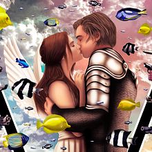 Póster "Romeo + Juliet". Film, Traditional illustration, and Digital Illustration project by Alendro Estudio - 04.11.2020