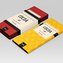 Packaging para chocolate "COCOA". Un proyecto de Diseño gráfico y Packaging de Diana Paullet Chumpitaz - 11.04.2020