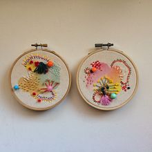 My final project . Embroider, and Watercolor Painting project by Charlotte Malaseka - 04.19.2020