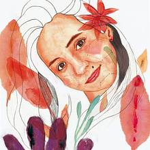 Mi Proyecto del curso: Retrato ilustrado en acuarela. Un projet de Aquarelle , et Retouche photographique de irenefl94 - 14.04.2020
