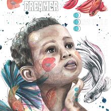Feith. la más pequeña de Orphan´s Dreams.. Un proyecto de Diseño, Ilustración tradicional y Pintura a la acuarela de Adriana Riolo - 12.04.2020