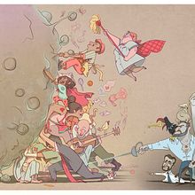 Coronavirus. El Amor es siempre la respuesta.... Traditional illustration project by alicia borges - 04.12.2020