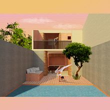 My project in Graphic Representation of Architectural Projects course. Un progetto di Illustrazione architettonica, Architettura, Collage, Illustrazione digitale e Gestione di un portfolio di Wira Prasetya - 12.04.2020