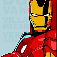 Iron Man. Vector Illustration project by Daniela Rozo Mora - 04.26.2018
