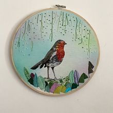 Mi Proyecto del curso: Pintar con hilo: técnicas de ilustración textil. Un proyecto de Bordado de Clara Rodríguez - 12.04.2020