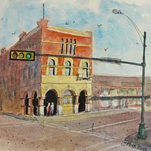 My project in Architectural Sketching with Watercolor and Ink course. Watercolor Painting project by Herb Reed - 04.12.2020