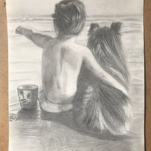 Dibujo a lápiz de grafito . Un proyecto de Dibujo a lápiz de Isabel Pedrosa - 13.04.2020